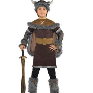 Boys Viking Costume-SZ Small INCLUDES BELT